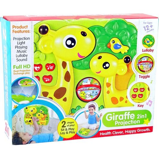 Hrací panel s žirafami na zavěšení