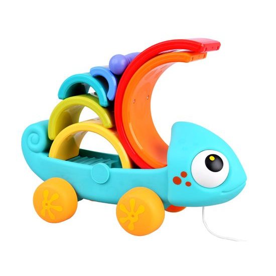 Huile Toys edukační hračka pro nejmenší Rainbow Chameleon