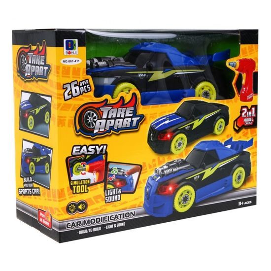 Dětské šroubovací autíčko na baterie 2v1 Sports Car