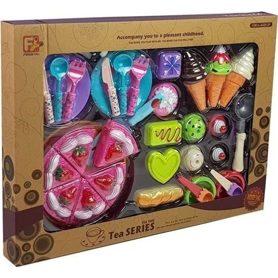 Plastová sada sladkostí a dezertů