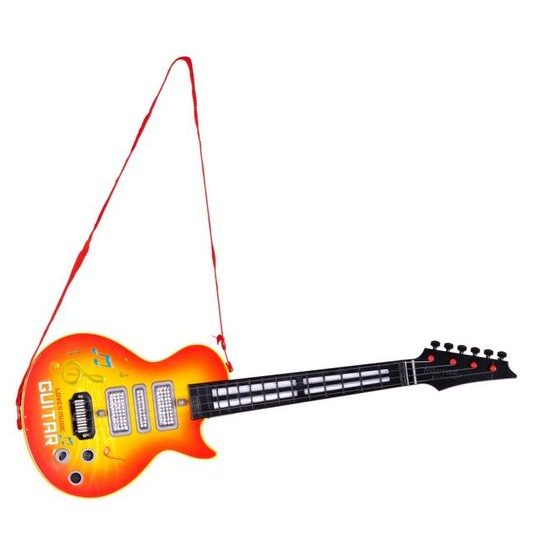 Dětská kytara Rock Guitar s osvětlením 54 cm