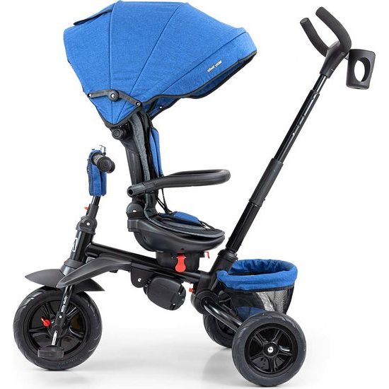 Dětská tříkolka 6v1 Milly Mally Stanley navy-black