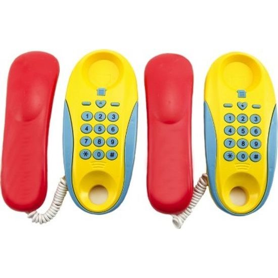 Telefony pokoj - pokoj - 2ks na baterie vzdálenost 8m