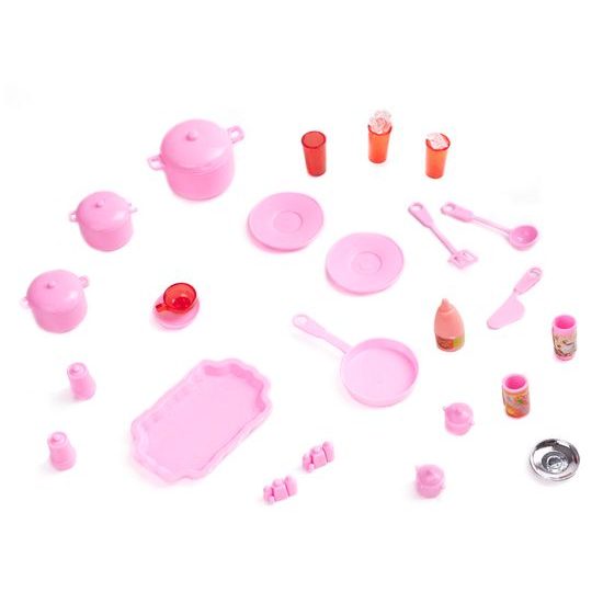 Detská kuchynka so zvukmi a svetlami Happy Kitchen + bábika