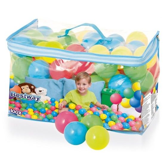 Bestway sada barevných míčků do stanu 100 ks