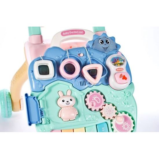 ROZBALENO Interaktivní chodítko s hracím panelem 2v1 Bunny Stroller