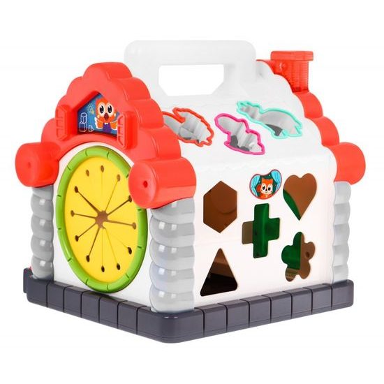 Huile Toys multifunkční vkládačka pro nejmenší se zvuky Domeček II