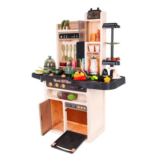 Doris dětská kuchyňka XXL se zvuky a tekoucí vodou-šedá