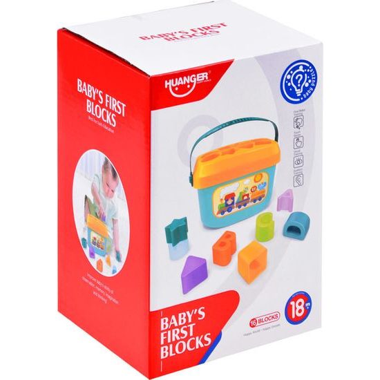 Vzdělávací sada písmen s přenosným boxem, 16 ks