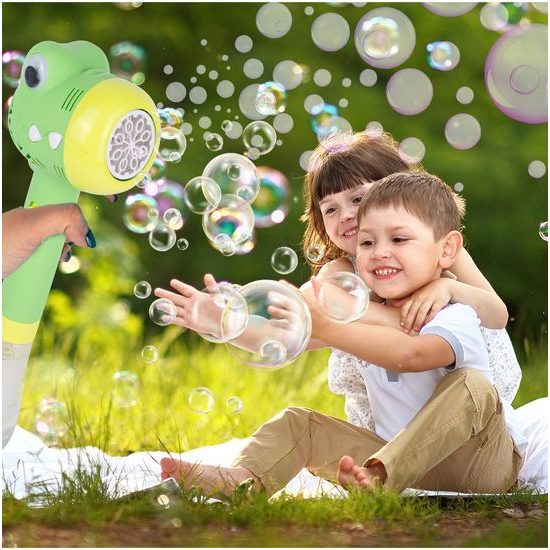 Dětský bublifuk na baterie Crocodille Bubble