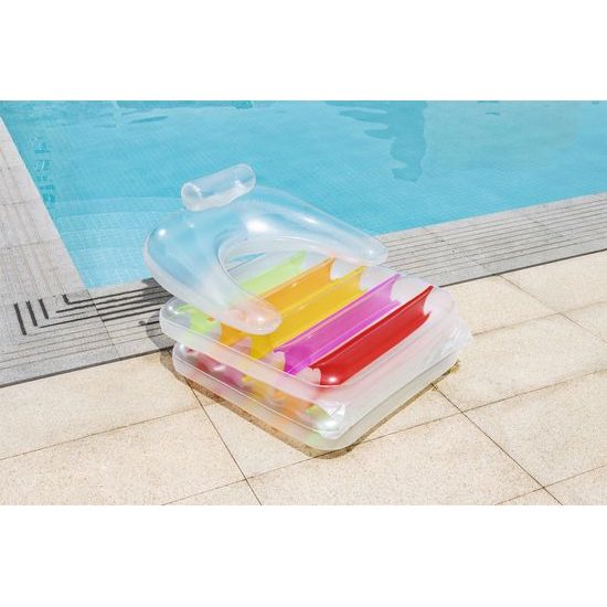 Nafukovací matrace, křeslo 201 x 89 cm Bestway, barevná