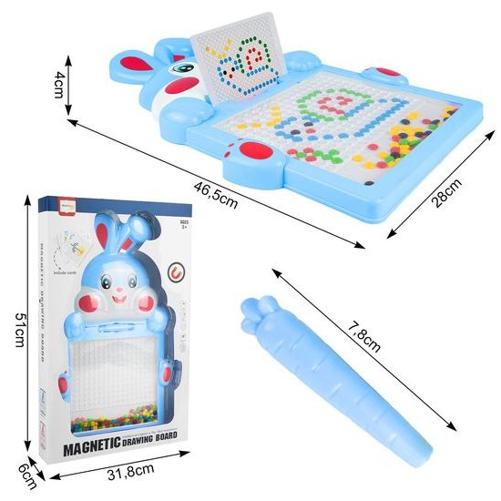 Magnetická tabulka Zajíček - modrá