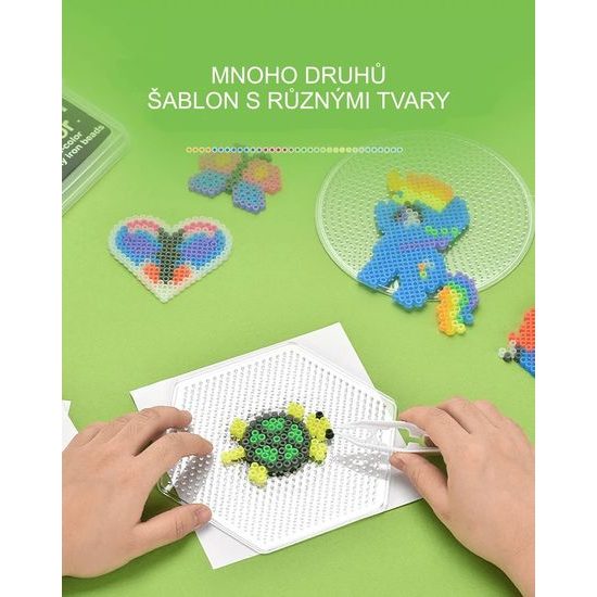 Neónové zažehlovací korálky Neon Iron Beads 10000 kusů