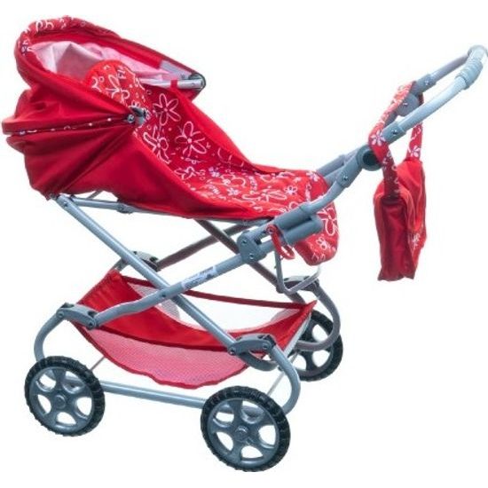 Kočárek Daria III hluboký trojkombinace pro panenky - mix barev
