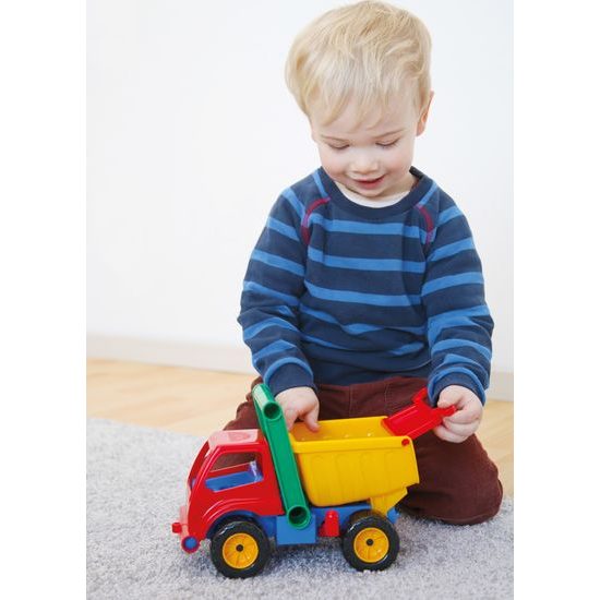 Auto sklápěč s figurkou