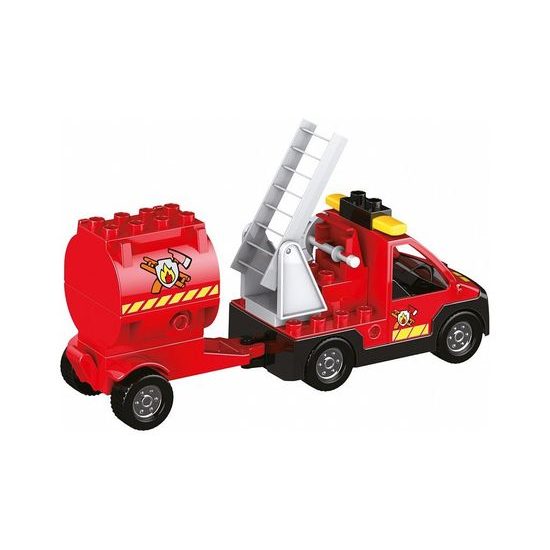 Blocki Mubi stavebnice Hasičská stanice se světlem a zvukem 48 dílů