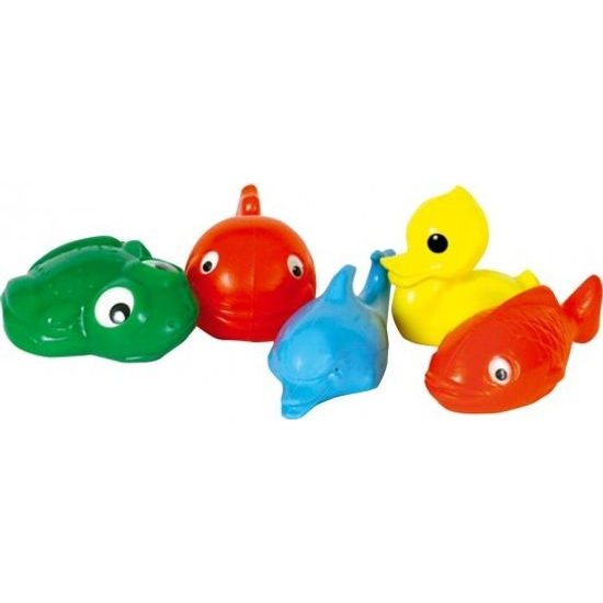 Plavací sada zvířátka do vany 5ks