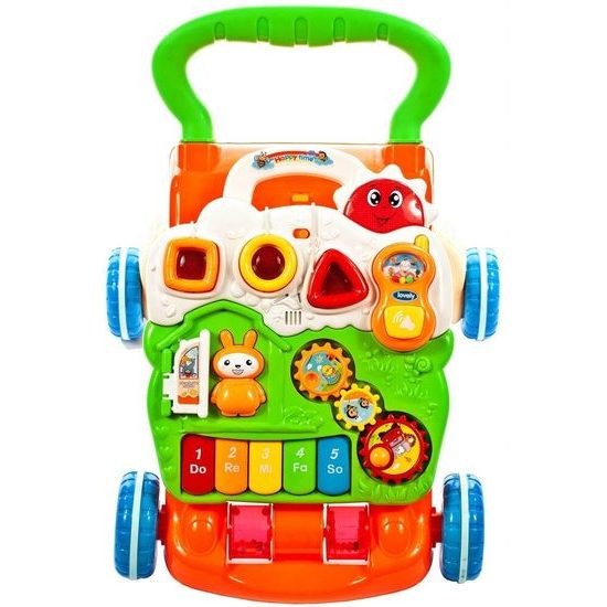 Interaktivní chodítko s hracím panelem 2v1 Bunny Stroller II