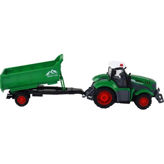 R/C traktor s přívěsem na dálkové ovládání