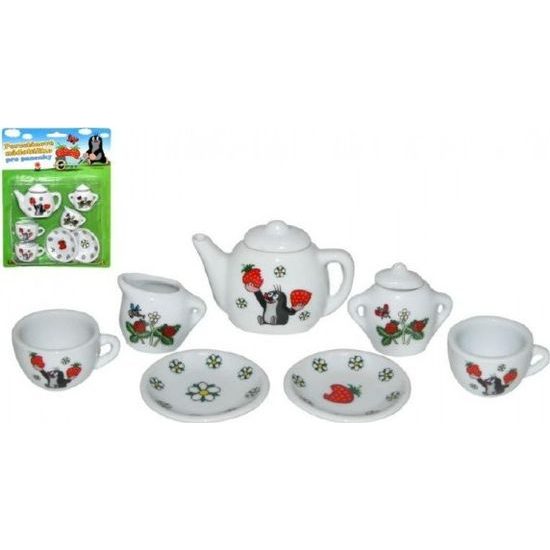 Nádobí - čajový set Krtek porcelán