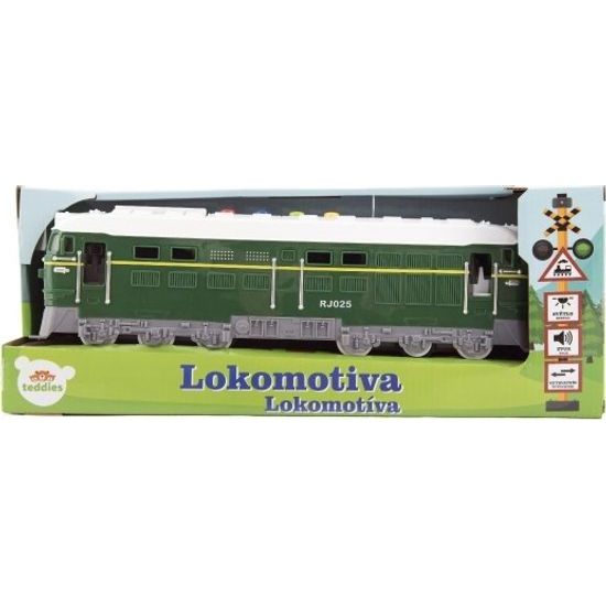 Lokomotiva/Vlak zelená - na baterie