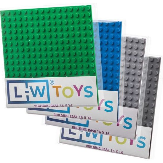 LW Toys Základová deska 16 x 16 bodů Barva: Modrá