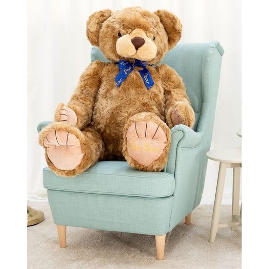 Plyšový medvěd Albert 130 cm hnědý
