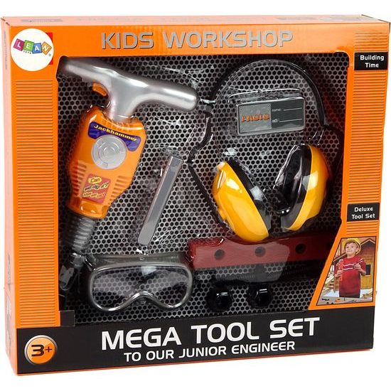 Dětská sada nářadí s pneumatickým kladivem