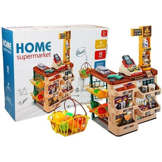 Dětský obchod Supermarket s nákupním košíkem