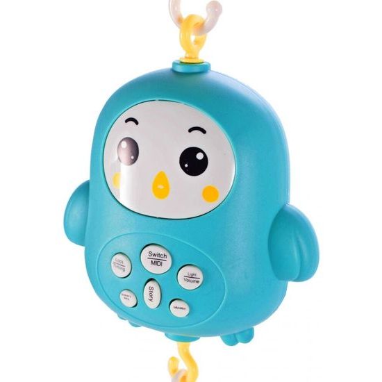 Kolotoč nad postýlku s melodiemi a dálkovým ovládáním Tučnáček