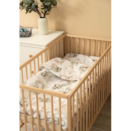 Dětská sada do postýlky polštář a peřina 3ks Sloní sen