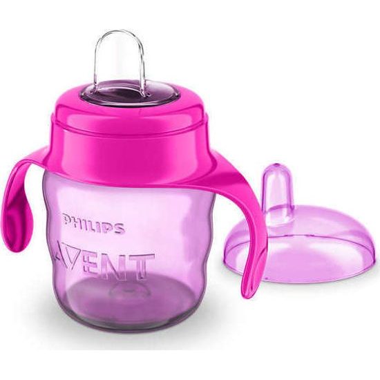 Philips AVENT Hrneček pro první doušky Classic 200 ml s držadly dívka