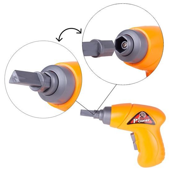 Konstrukční stavebnice s vrtačkou na baterie Junior Blocks 280 dílků