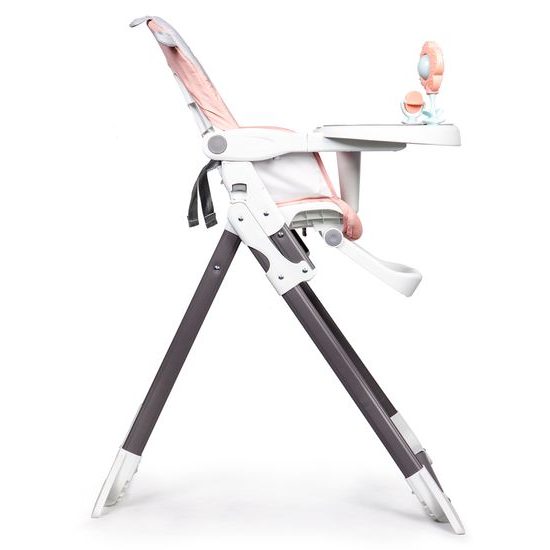 SMONTOVÁNO Ecotoys jídelní židlička 2v1 Myška růžová