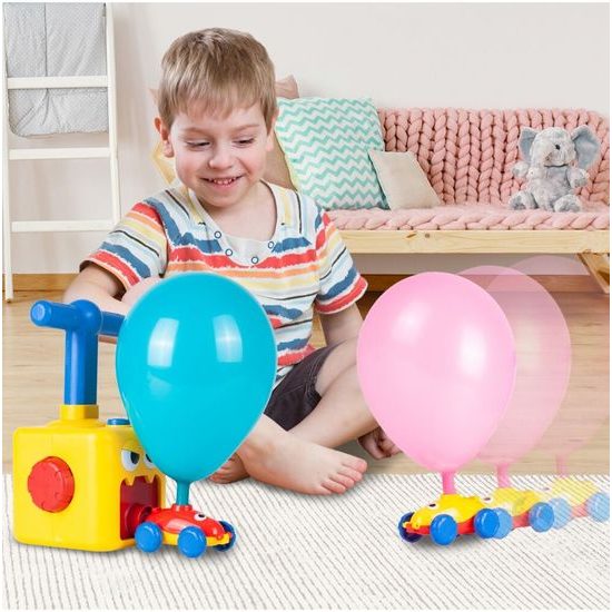 Odpalovač autíček s nafukovacími balónky Balloon Car