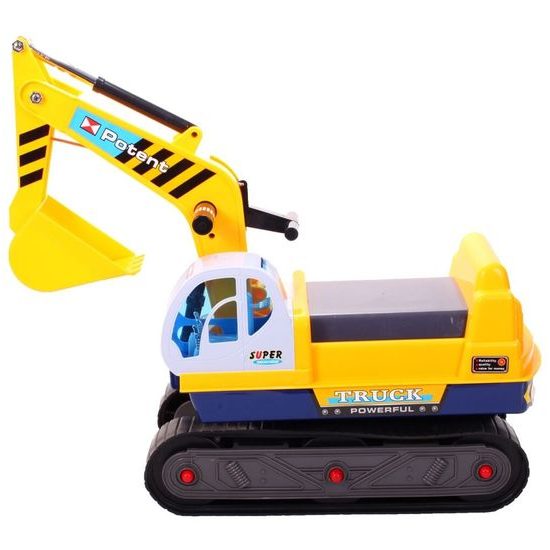 Dětské odrážedlo pásový bagr King Kong s helmou