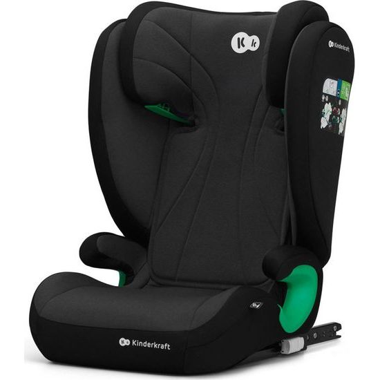Autosedačka Kinderkraft Junior FIX 2019 Isofix black