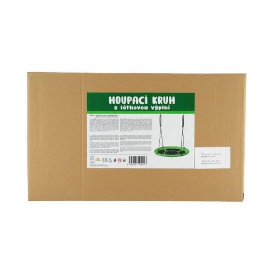 Houpací kruh zelený 80 cm - látková výplň