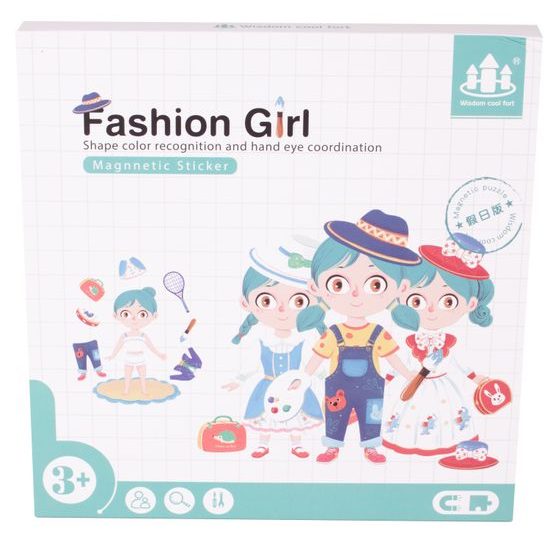 Magnetická ukládačka oblečení pro modelku Fashion Girl