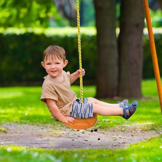 Dětská kulatá houpačka King Sport - oranžová