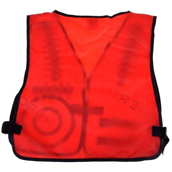 Nerf bojová vesta s pistolí a náboji - červená