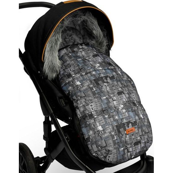 Sensillo Zimní fusak do kočárku Olaf grafitový