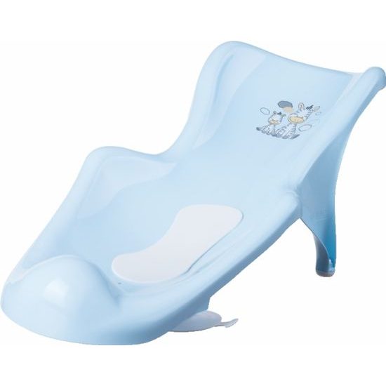 MALTEX Sedátko do vany s podložkou Zebra, světle modrá