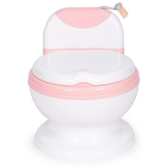 Ecotoys dětský nočník růžovo-bílý