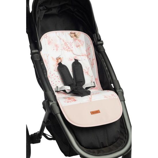 Podložka do kočárku, Víly růžová