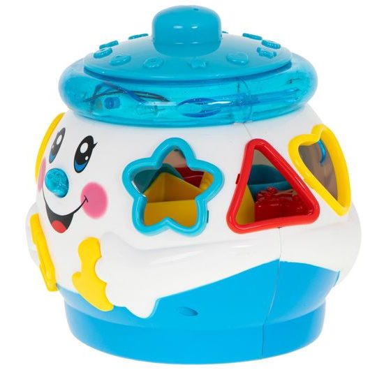 Multifunkční interaktivní kotlík s vkládačkou Funny Pot bílý