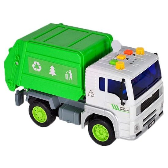 Popelářské auto se světly a zvuky City Service 1:20