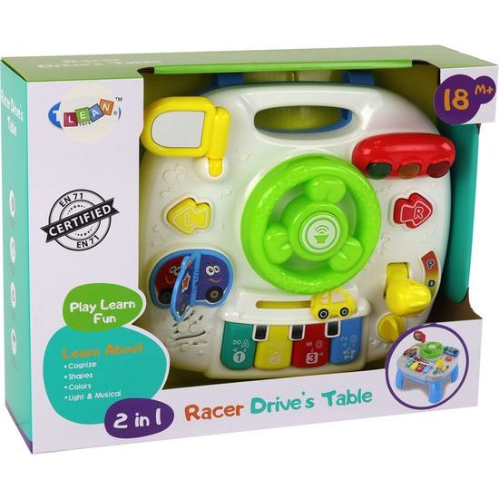 Vzdělávací interaktivní stůl 2v1 s volantem