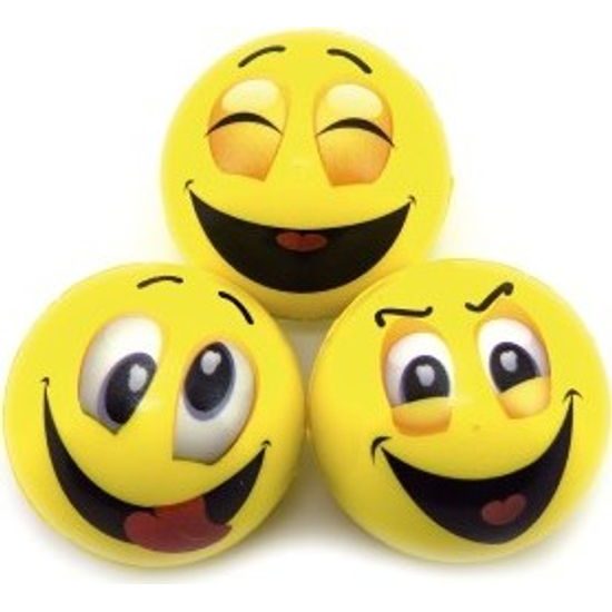 Míček pěnový smajlík - mix druhů
