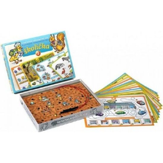 Školička 3 - společenská hra na baterie